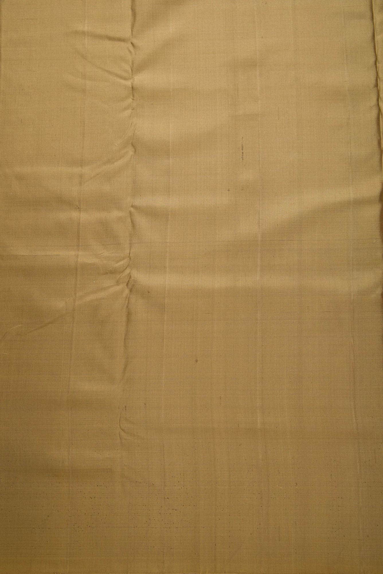 Mehandi Green Kanchipuram Silk Dress Material