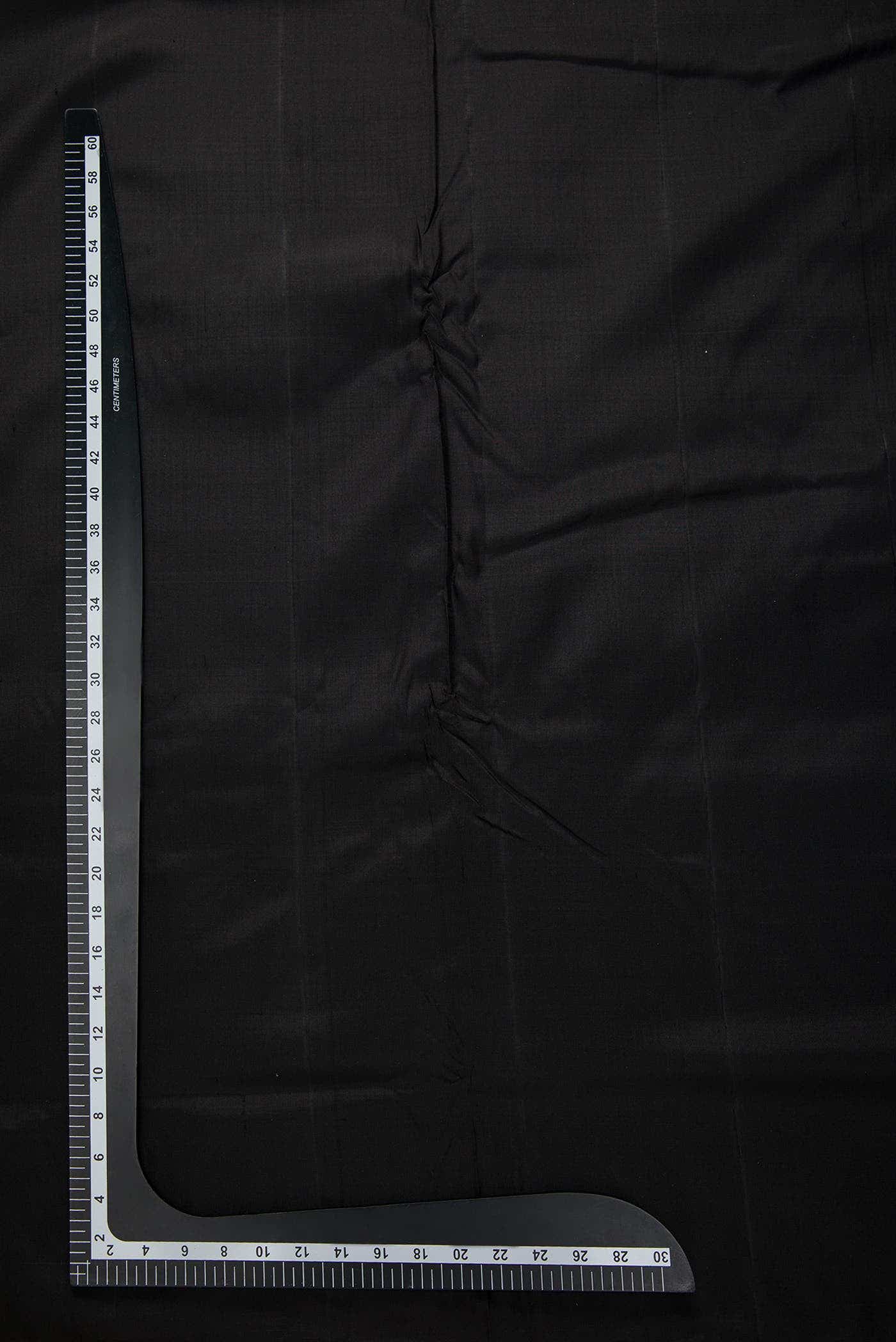 Black Kanchipuram Silk Dress Material