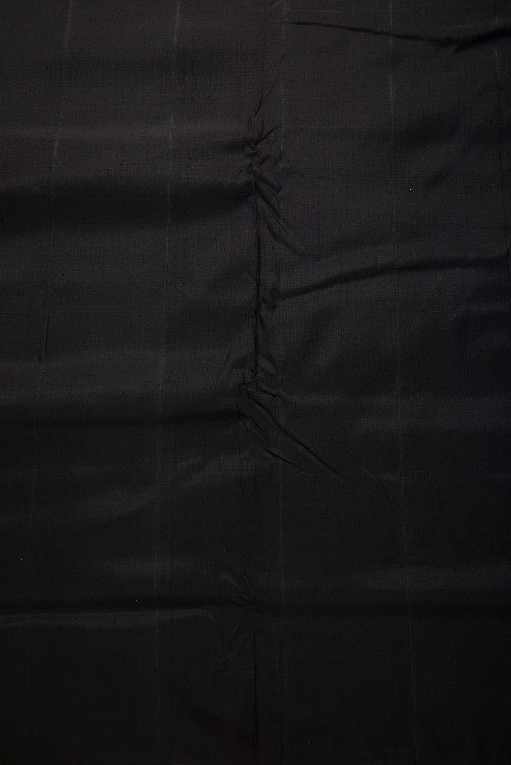 Black Kanchipuram Silk Dress Material
