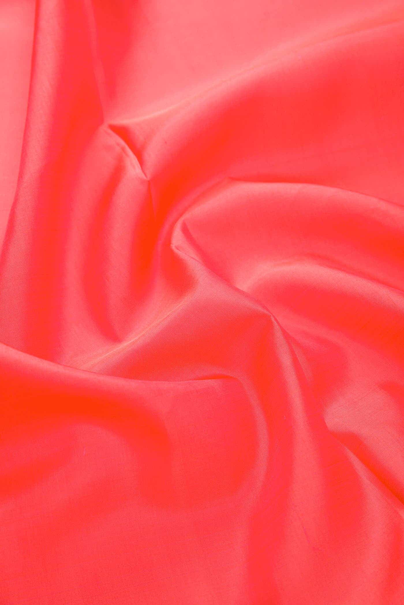 Peach Kanchipuram Silk Dress Material