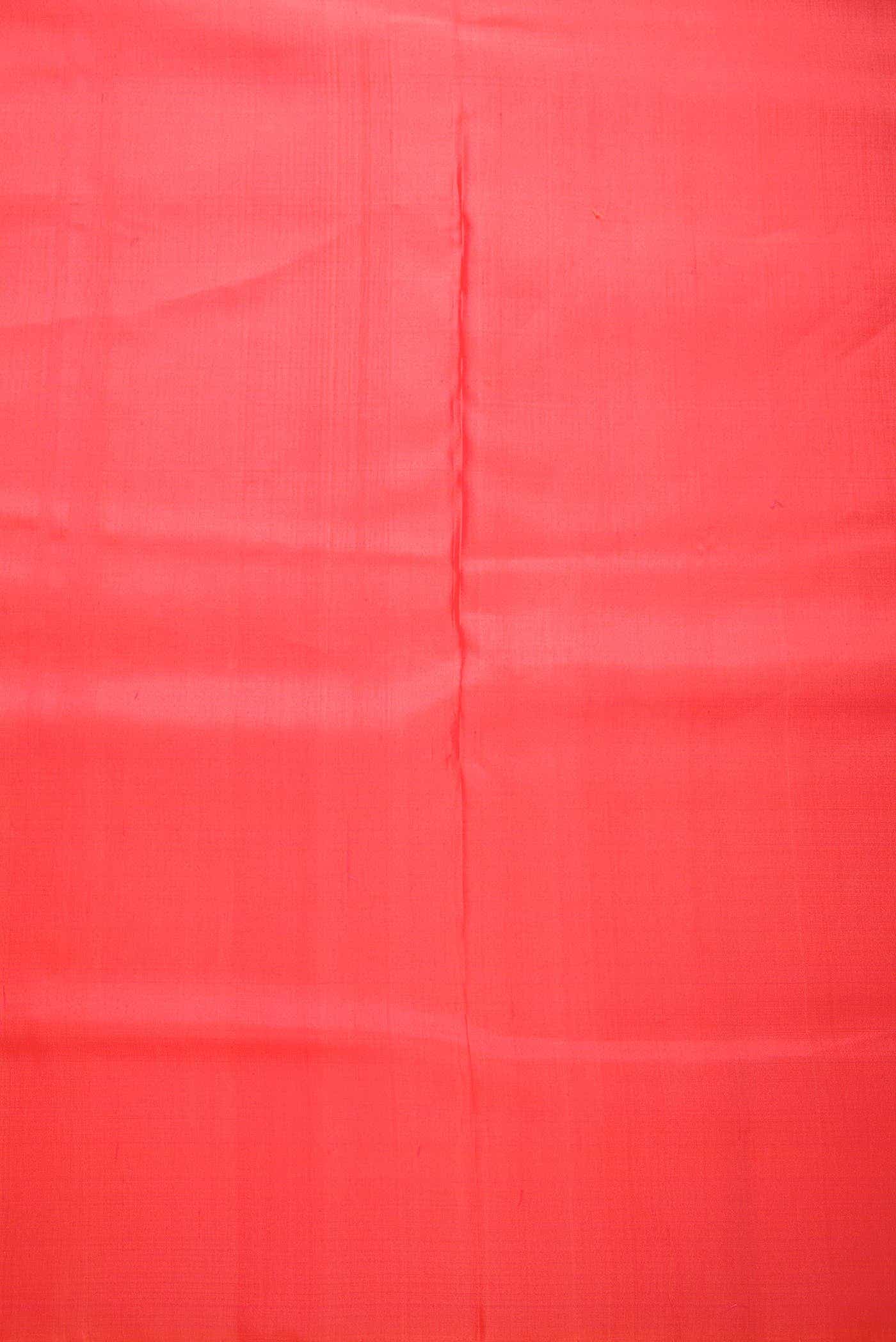 Peach Kanchipuram Silk Dress Material