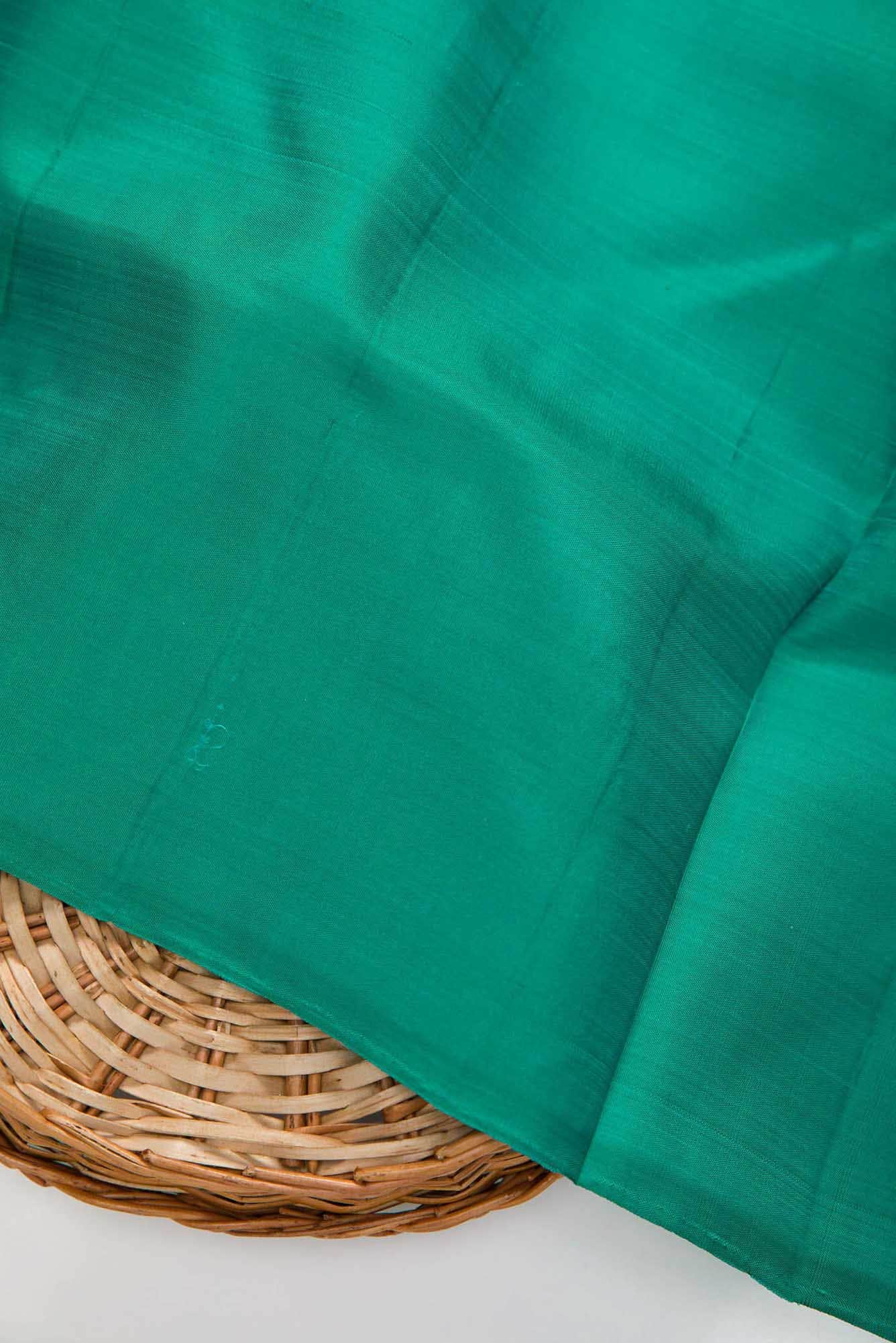 Blue Kanchipuram Silk Dress Material
