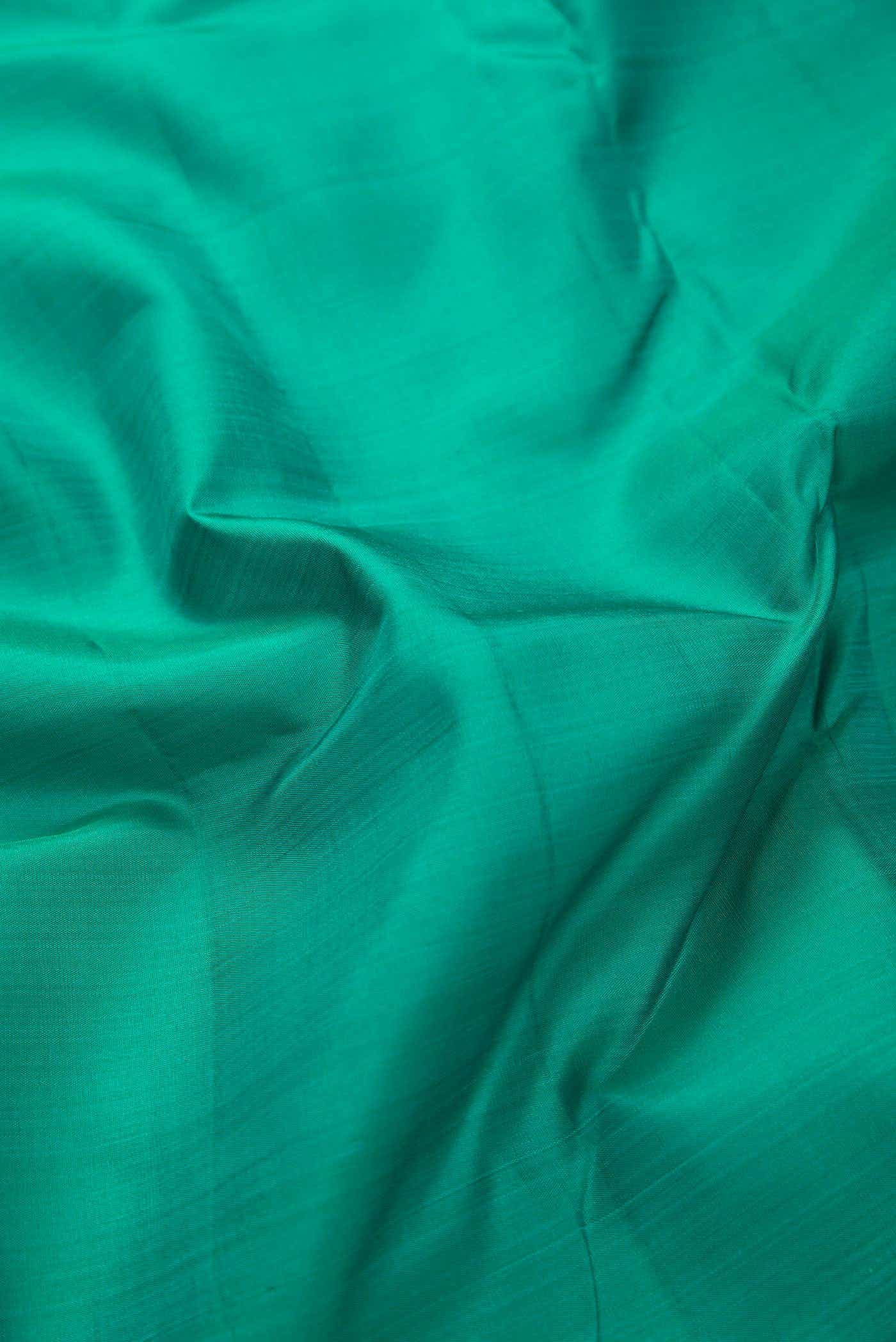 Blue Kanchipuram Silk Dress Material