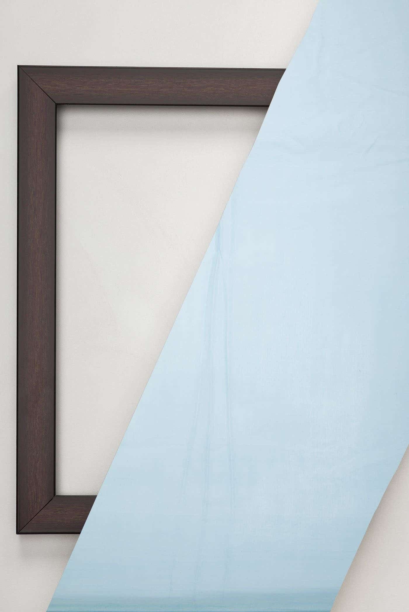 Blue Chanderi Silk Dress Material