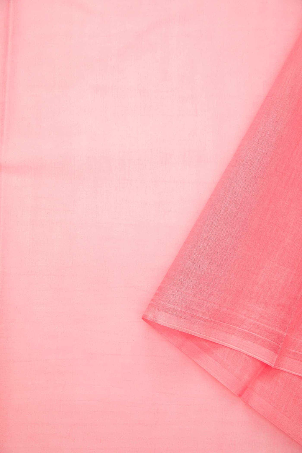 Peach Chanderi Silk Dress Material