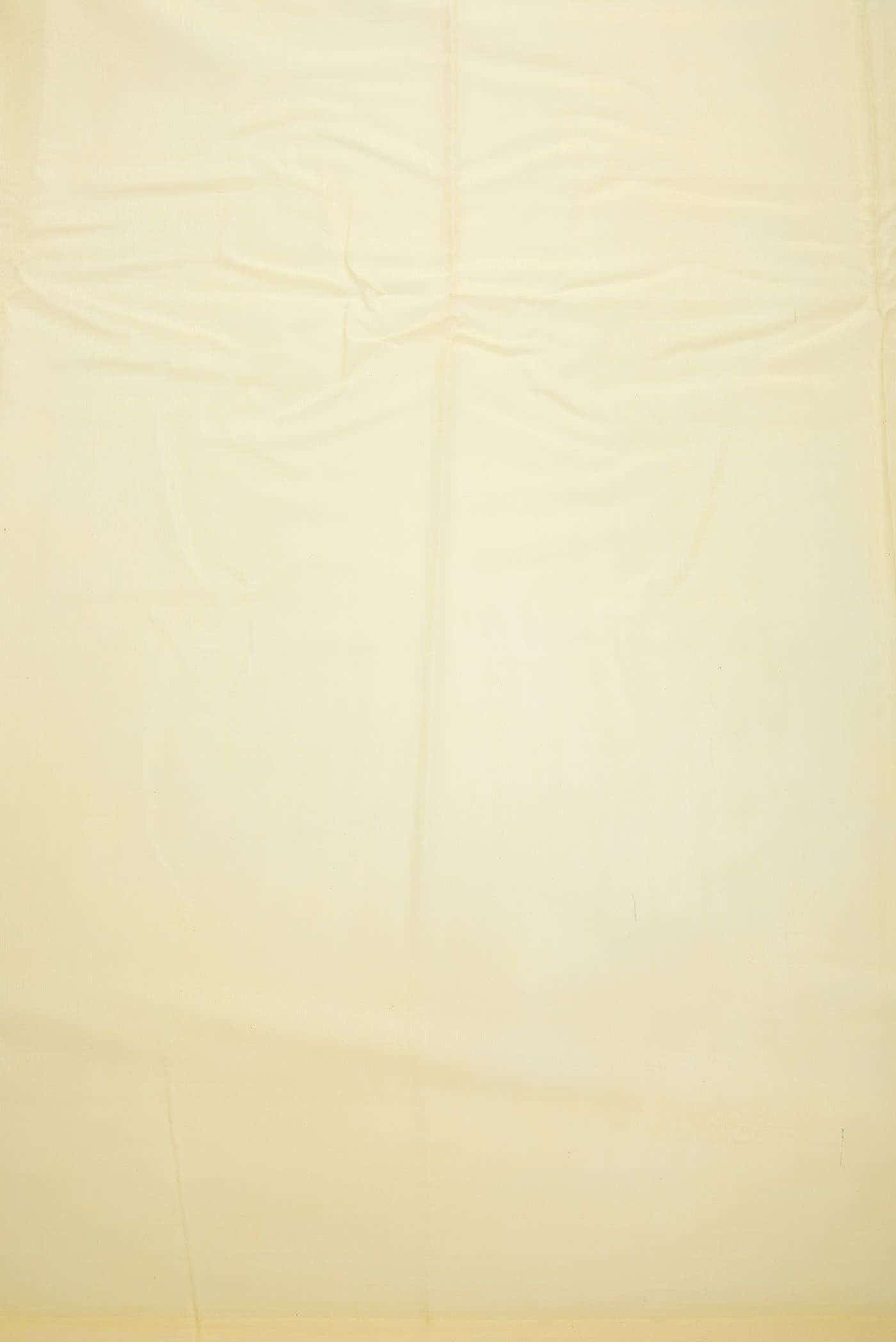 Yellow Chanderi Silk Dress Material