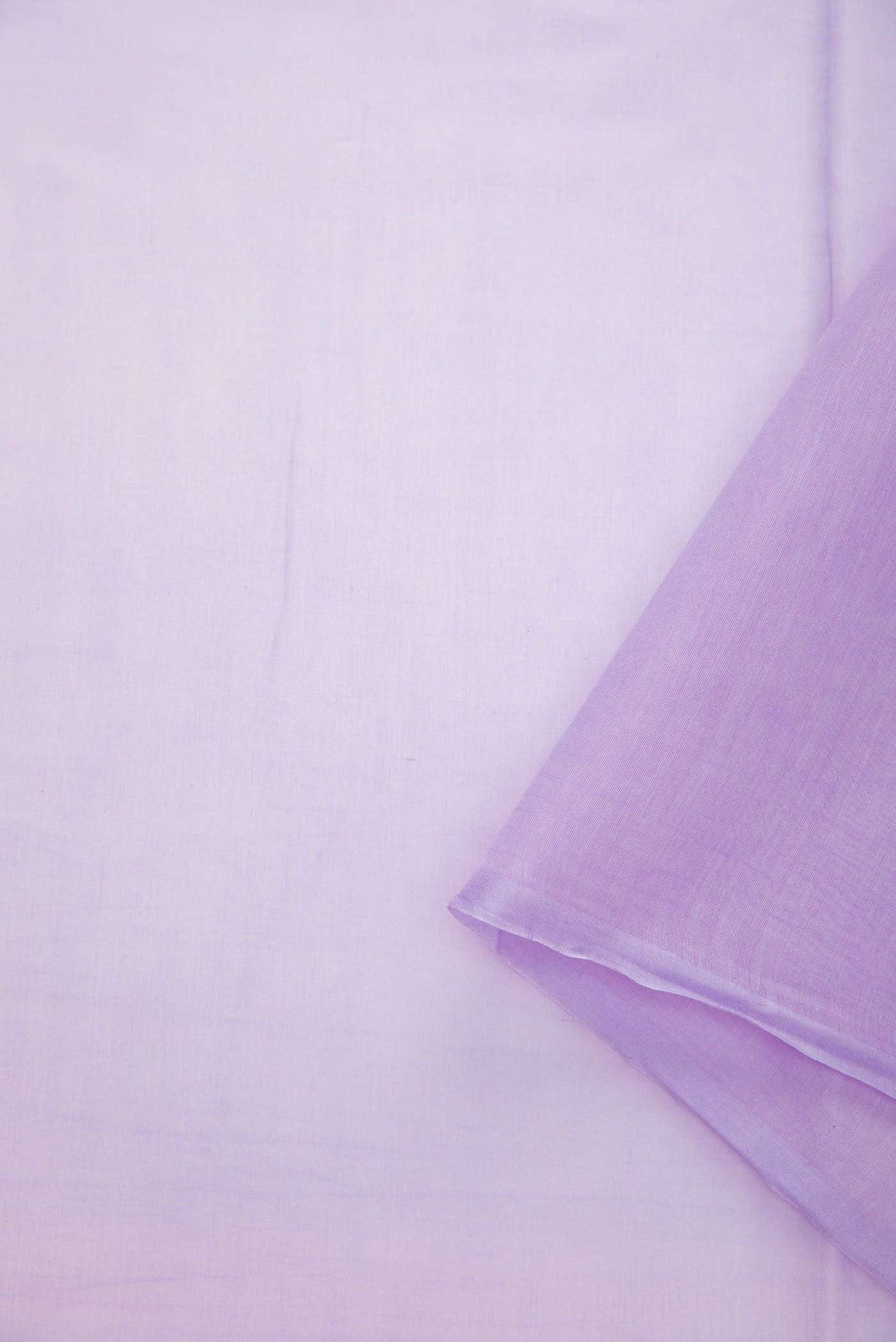 Lavender Chanderi Silk Dress Material
