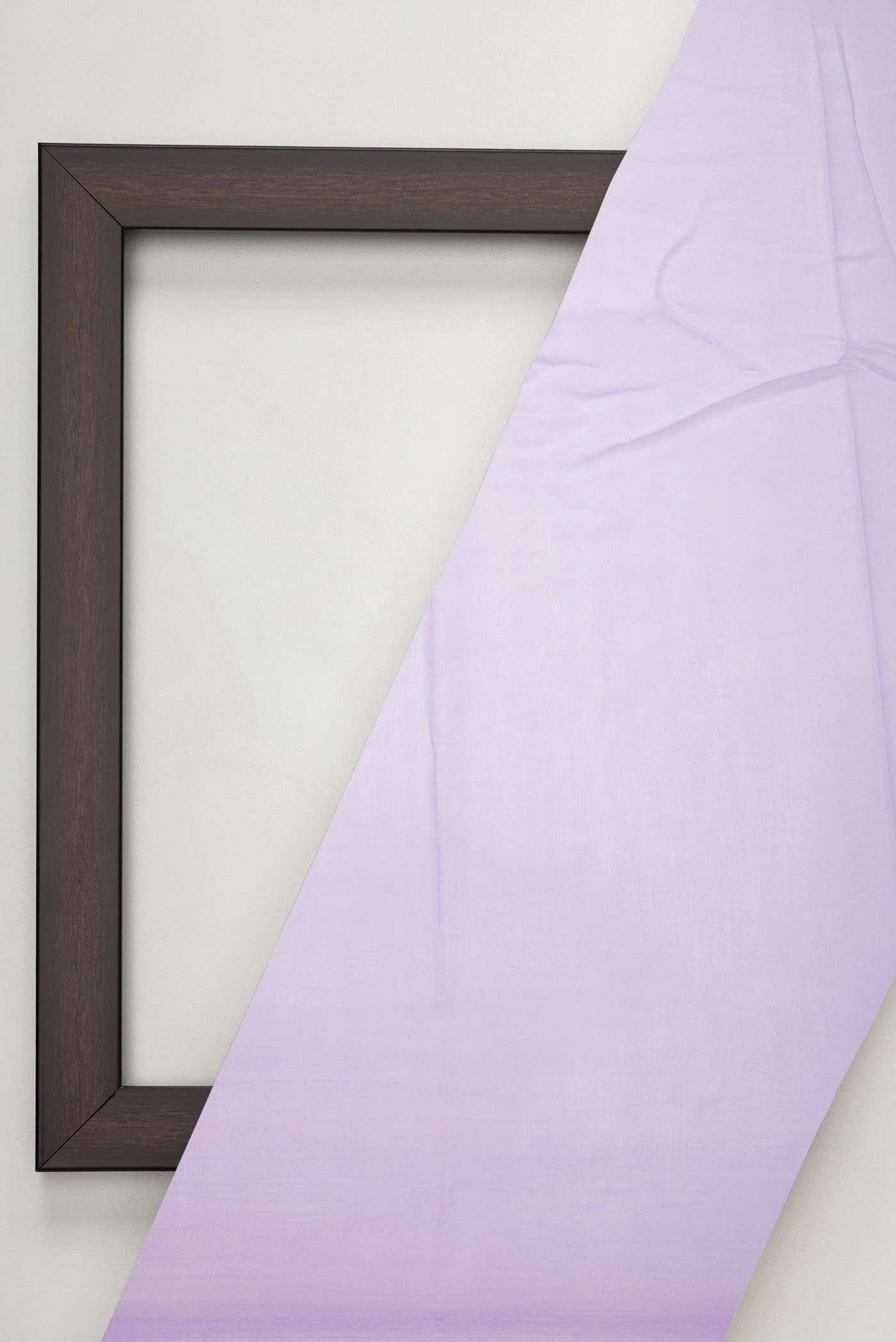 Lavender Chanderi Silk Dress Material
