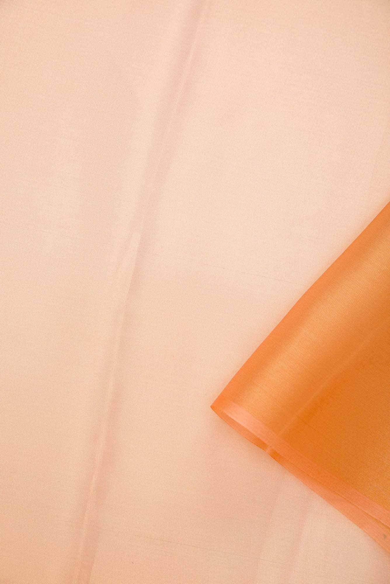 Peach Georgette Dress Material