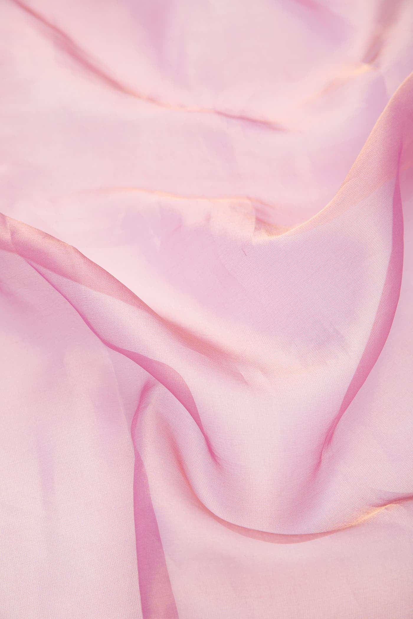 Lavender Organza Silk Dress Material