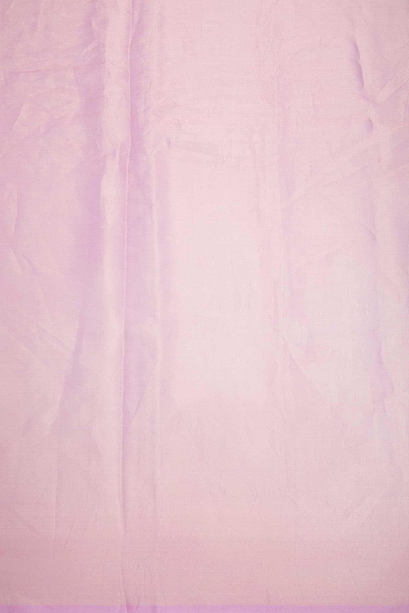 Lavender Organza Silk Dress Material