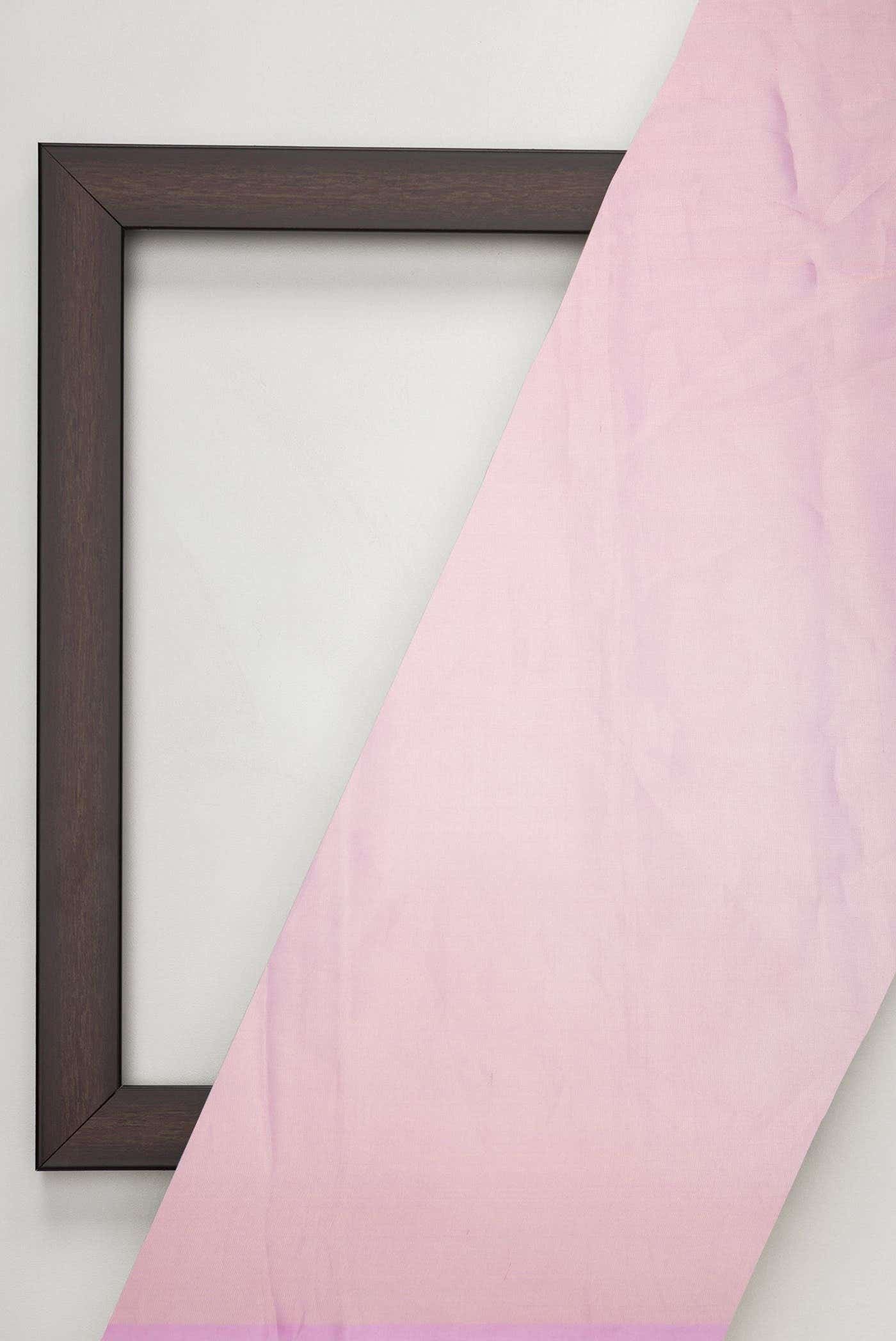 Lavender Organza Silk Dress Material