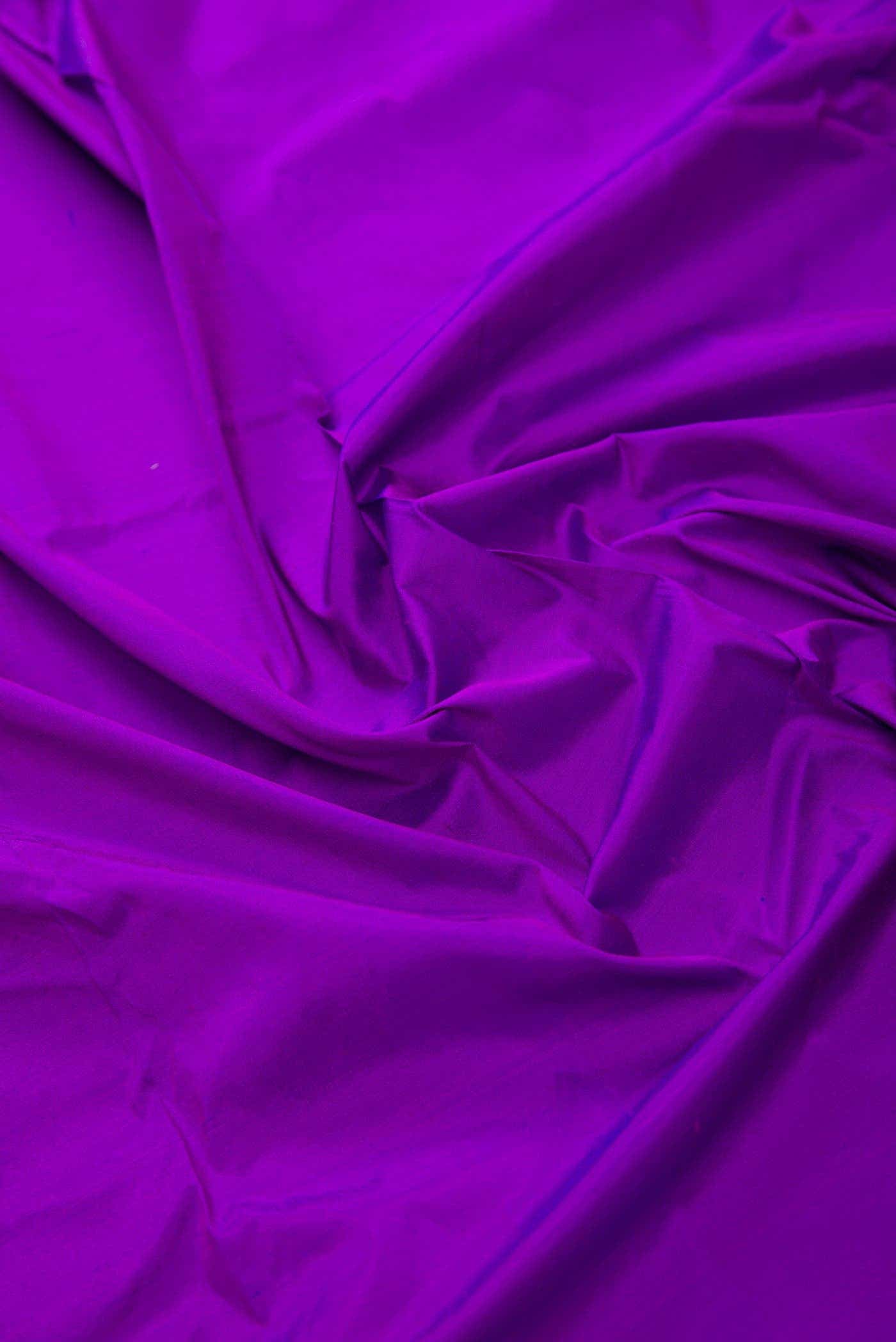 Purple Kanchipuram Silk Dress Material