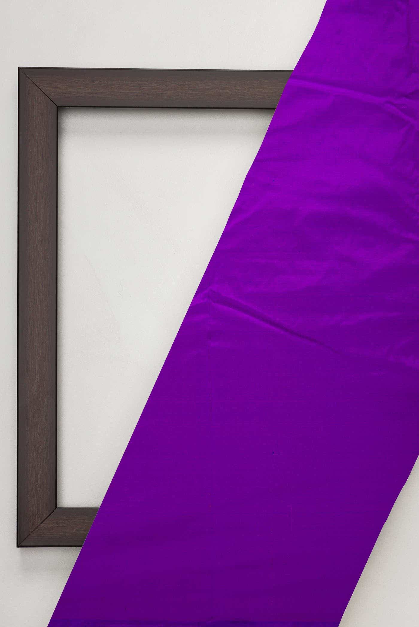 Purple Kanchipuram Silk Dress Material