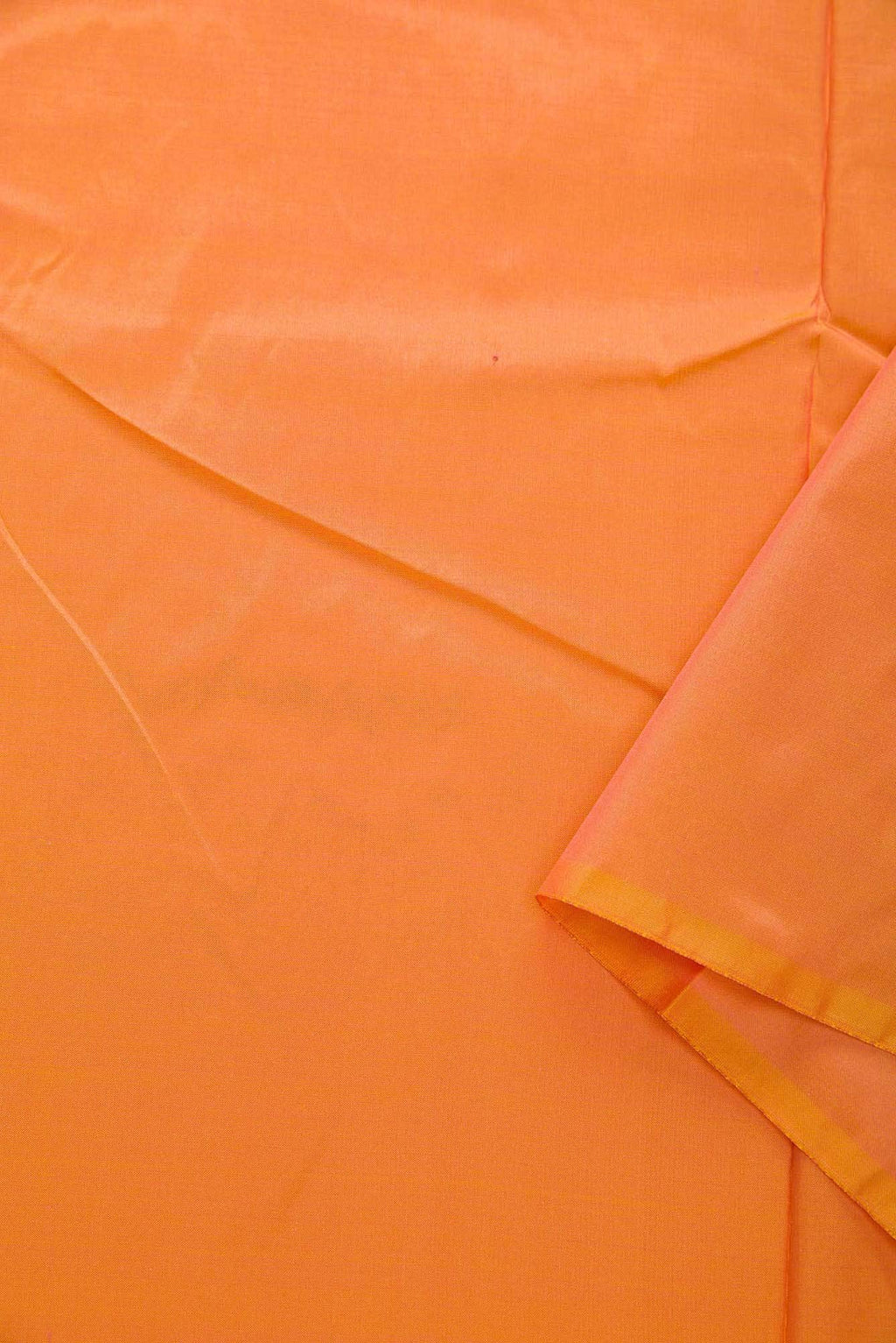 Golden Peach Kanchipuram Silk Dress Material