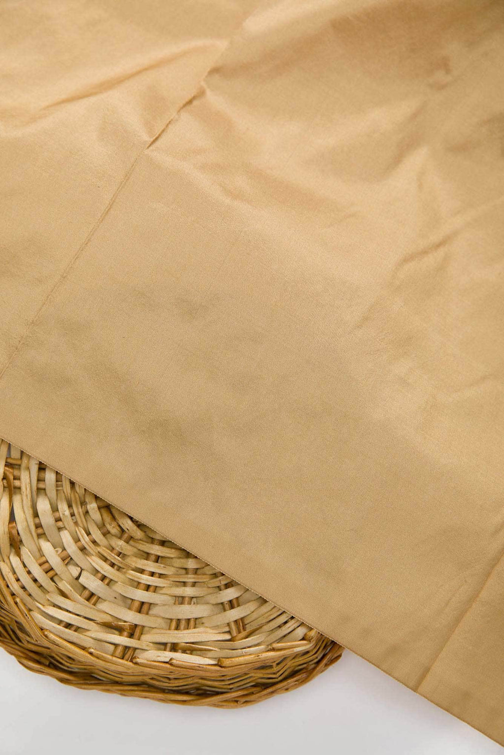 Gold Kanchipuram Silk Dress Material