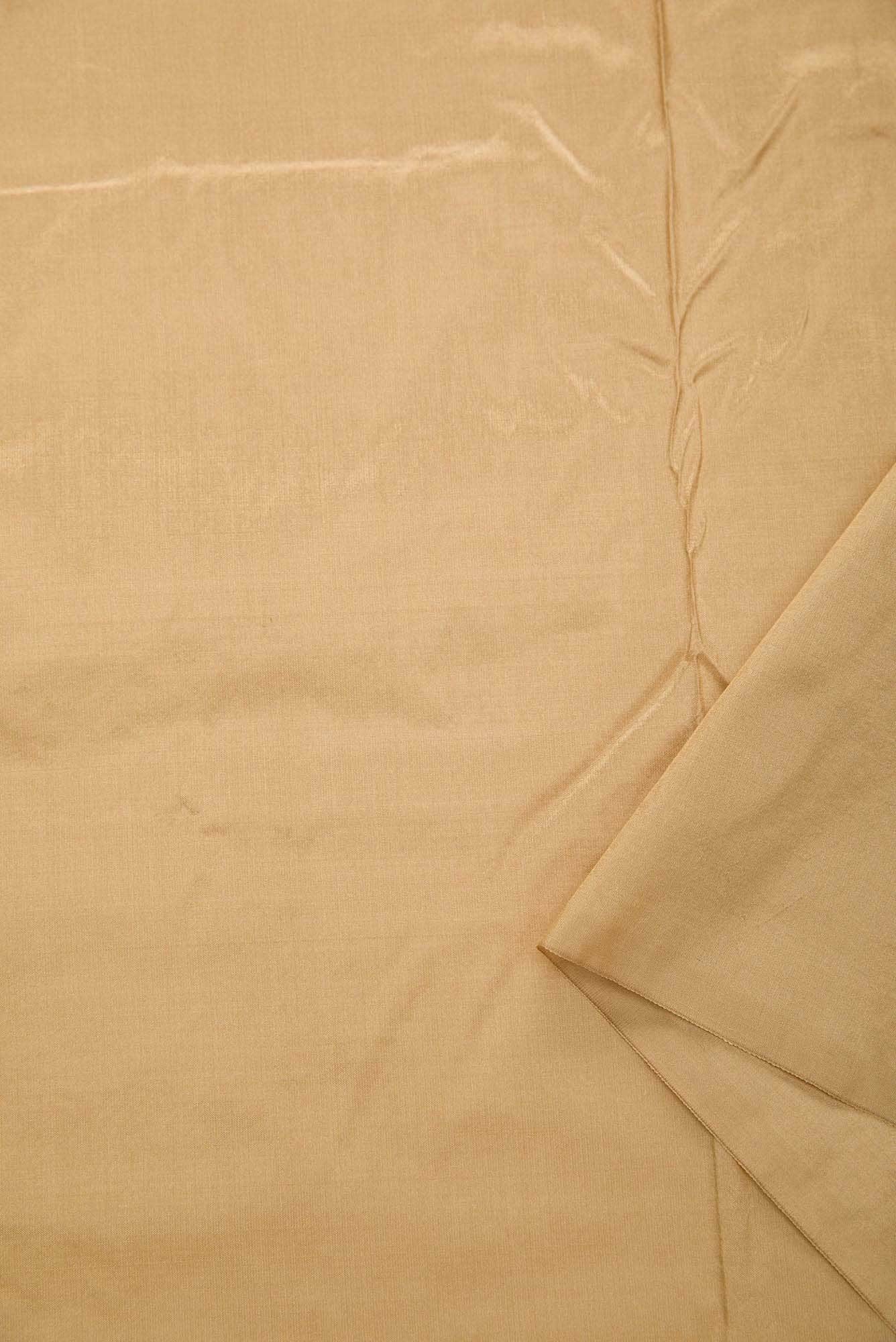 Gold Kanchipuram Silk Dress Material
