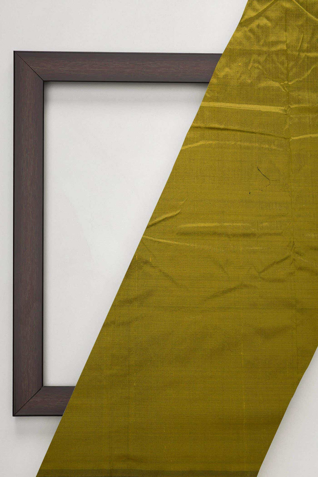 Mehandi Green Kanchipuram Silk Dress Material