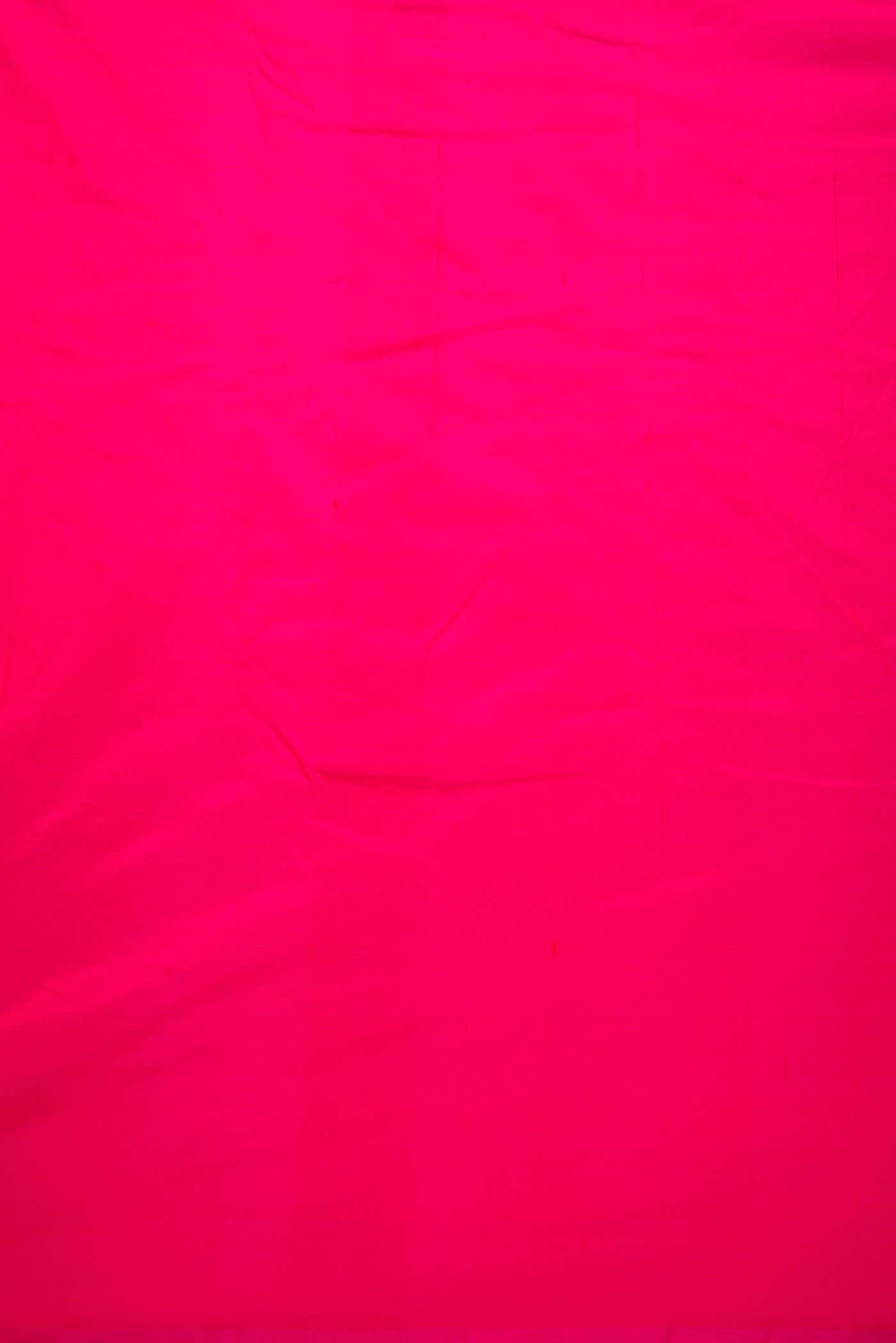 Dark Pink Kanchipuram Silk Dress Material