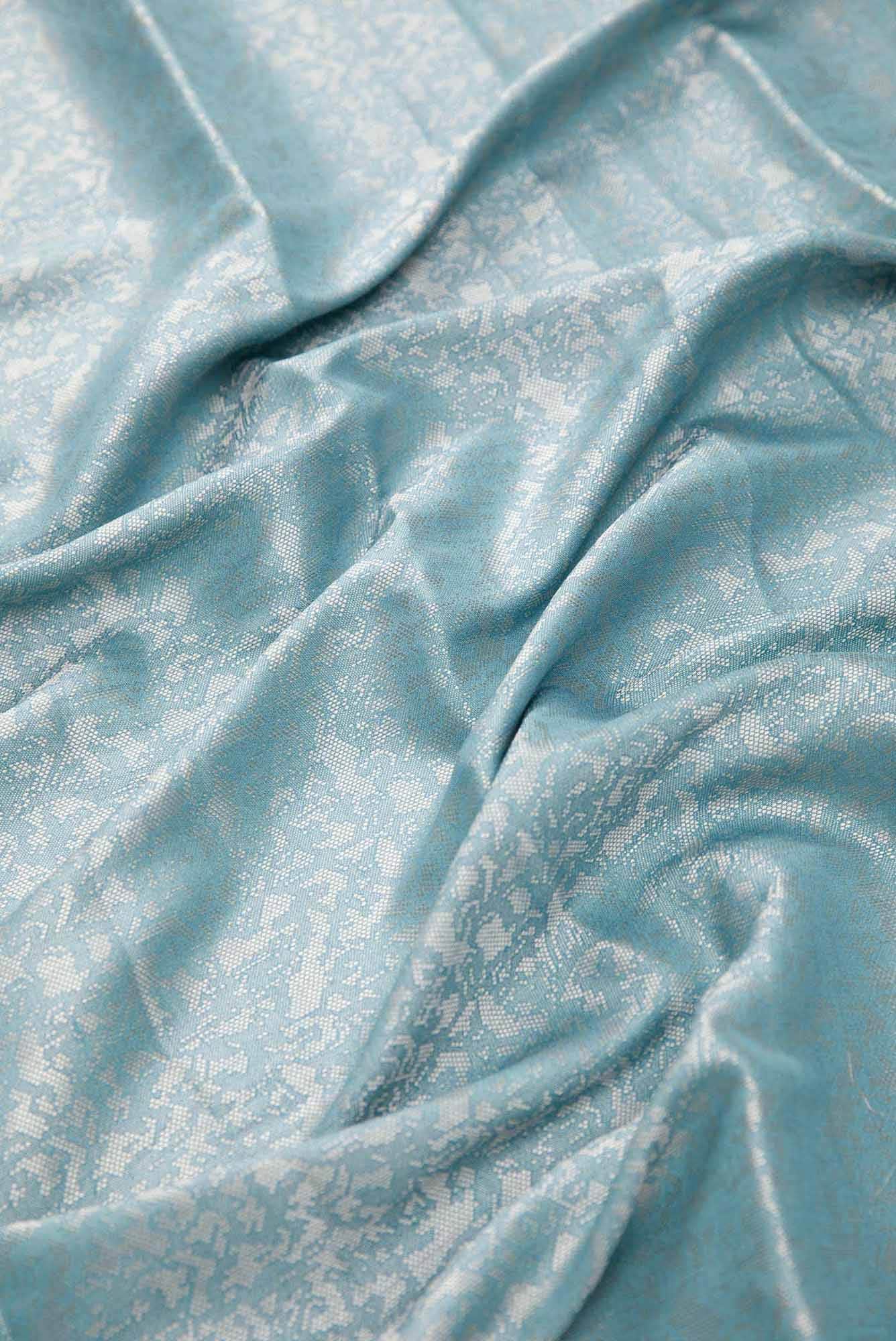Maya Blue Chanderi Silk Dress Material