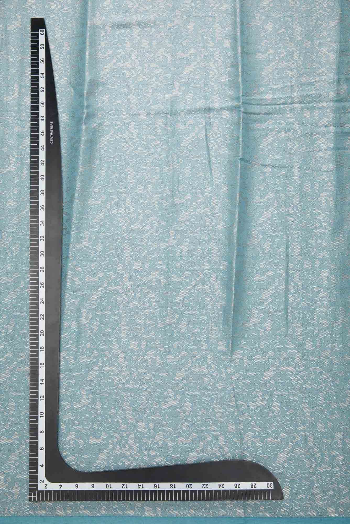 Maya Blue Chanderi Silk Dress Material