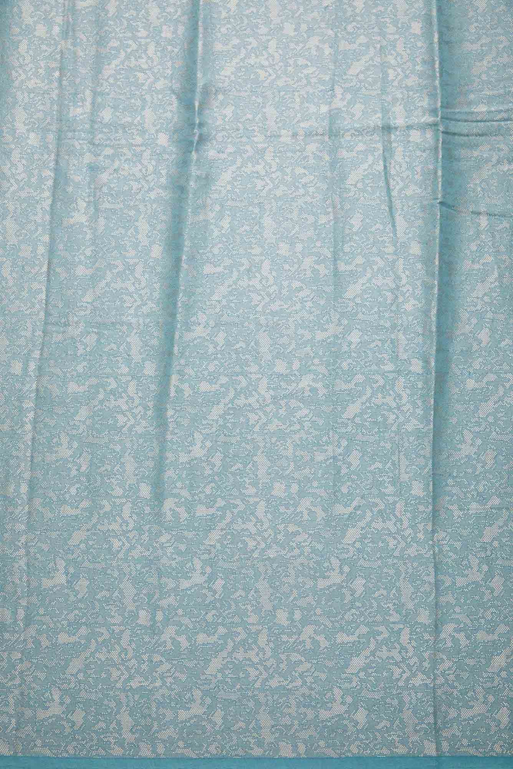 Maya Blue Chanderi Silk Dress Material