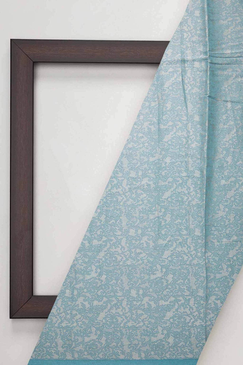 Maya Blue Chanderi Silk Dress Material