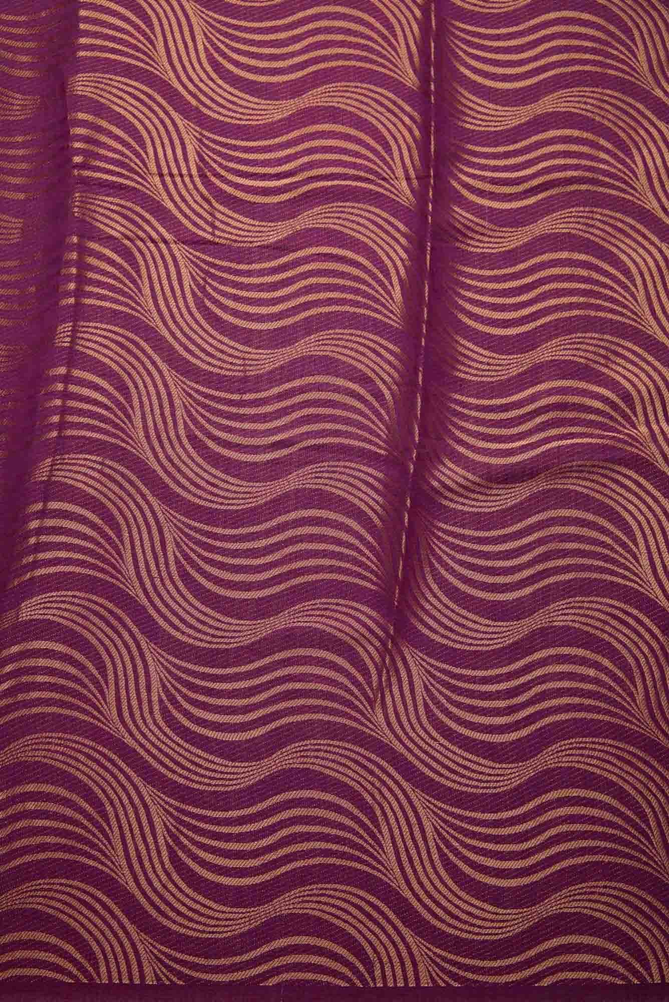 Magenta Chanderi Silk Dress Material
