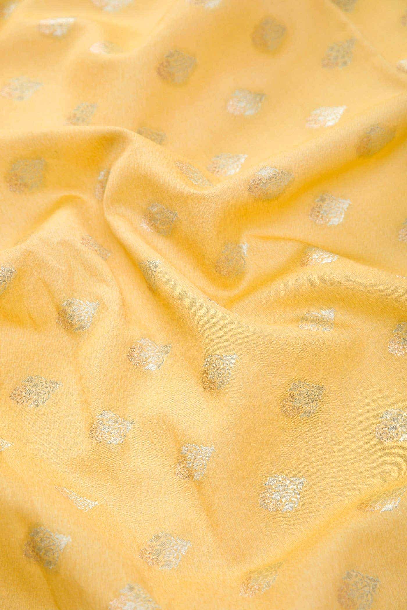 Sandal Chanderi Silk Dress Material