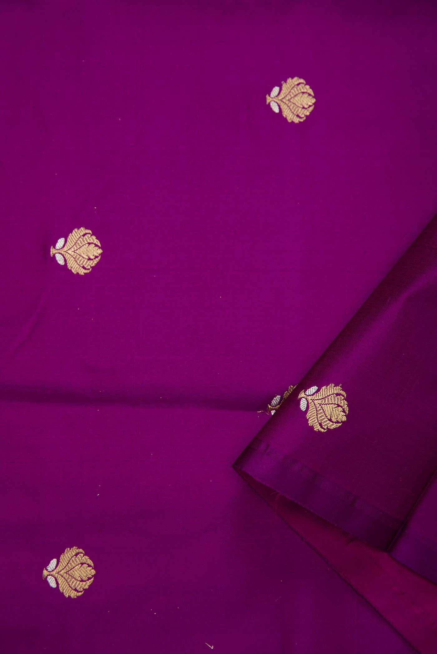 Violet Satin Silk Dress Material