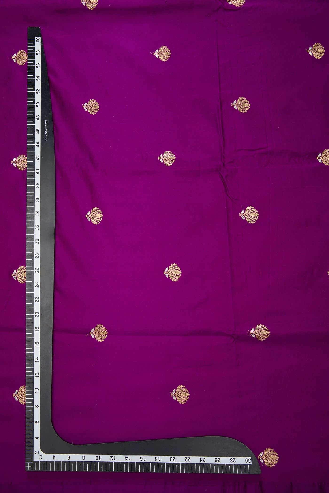 Violet Satin Silk Dress Material