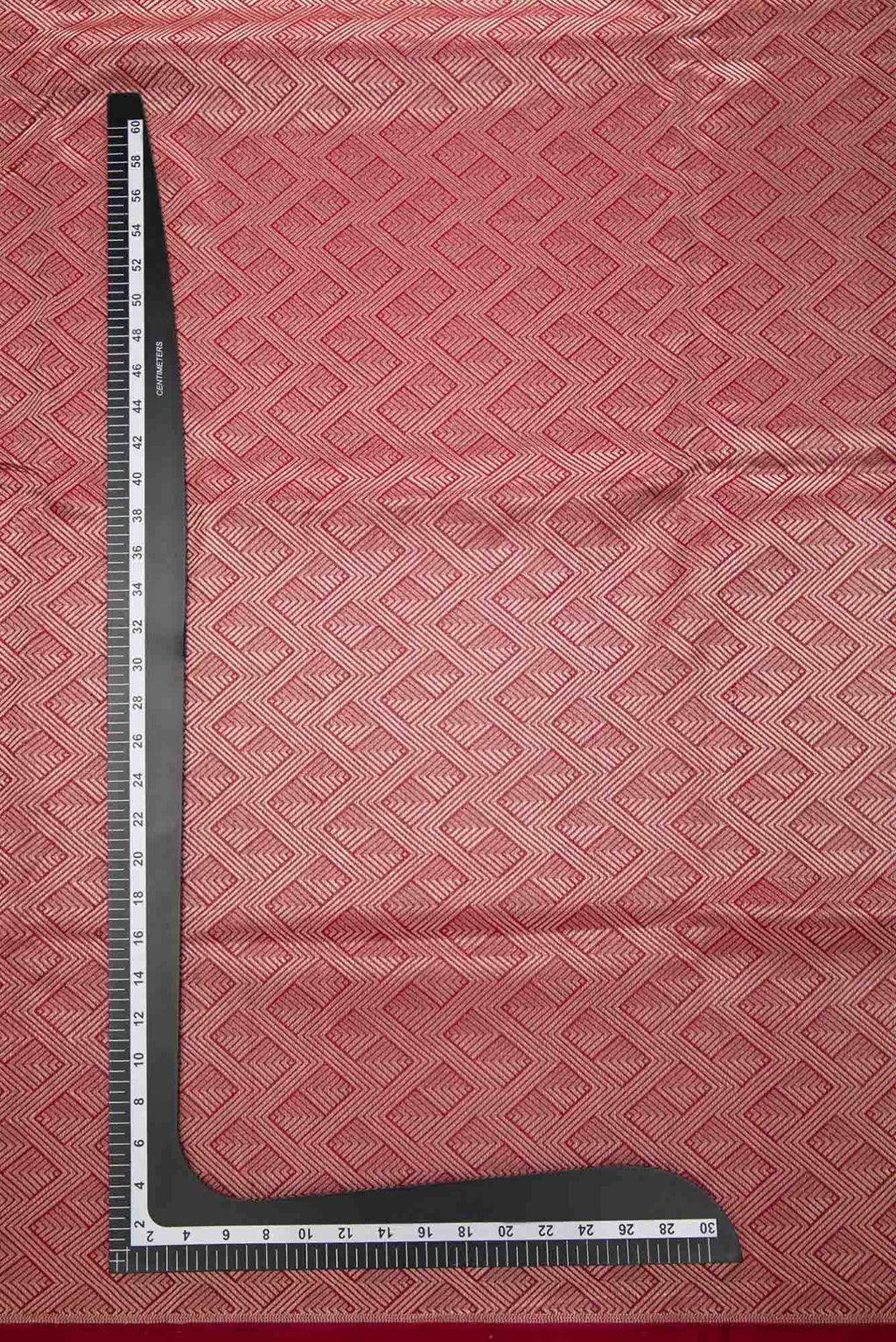 Maroon Banarasi Silk Dress Material