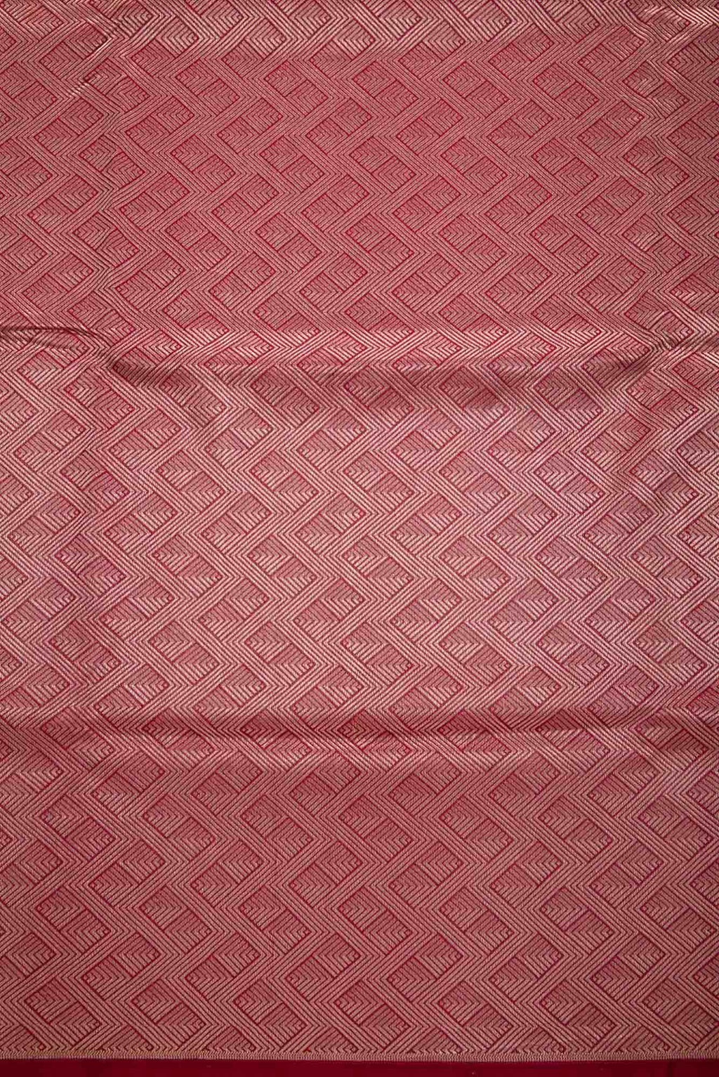 Maroon Banarasi Silk Dress Material