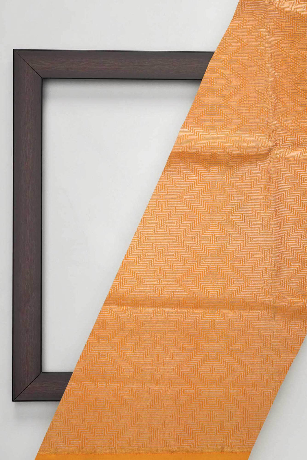 Mustard Banarasi Silk Dress Material