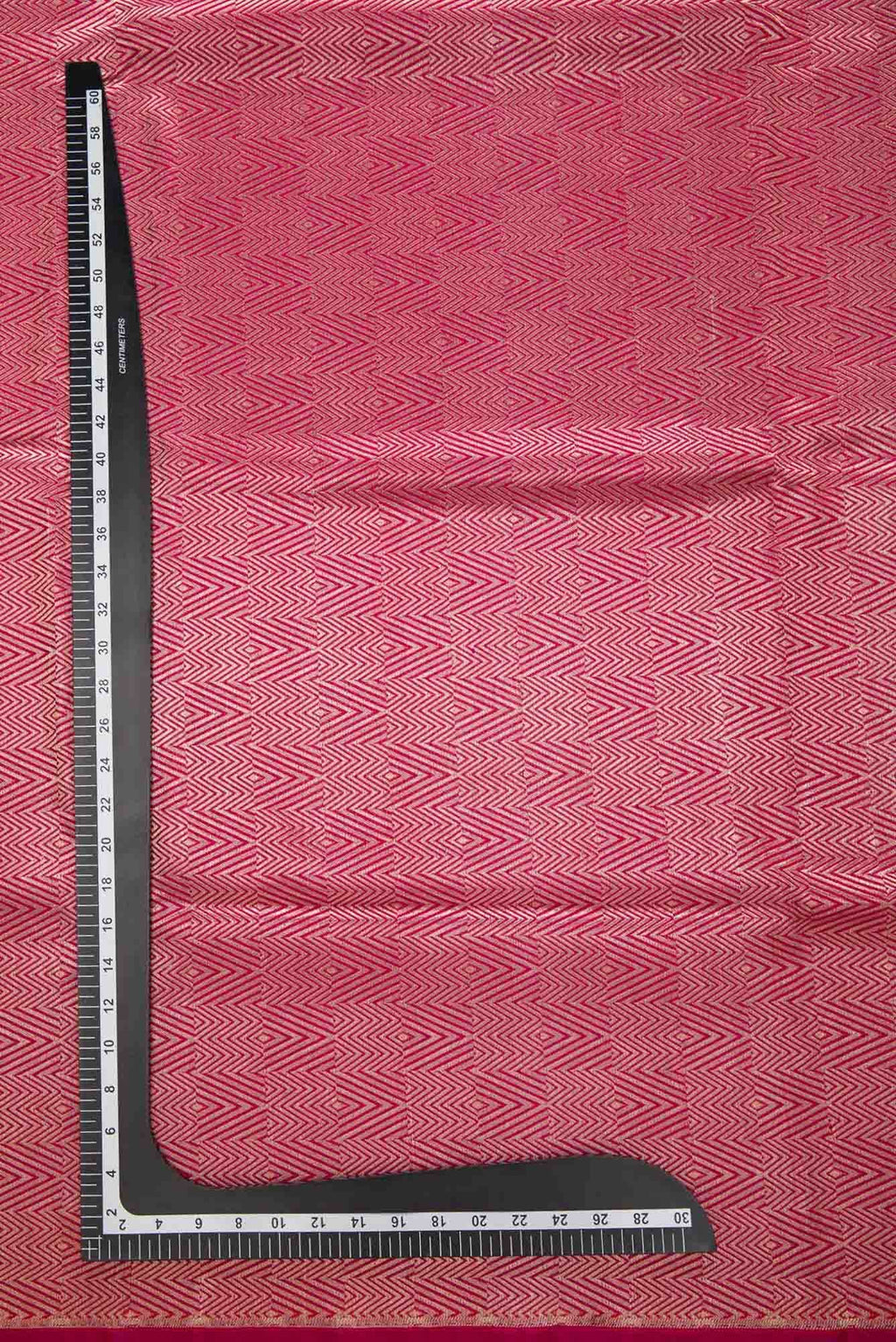 Magenta Banarasi Silk Dress Material