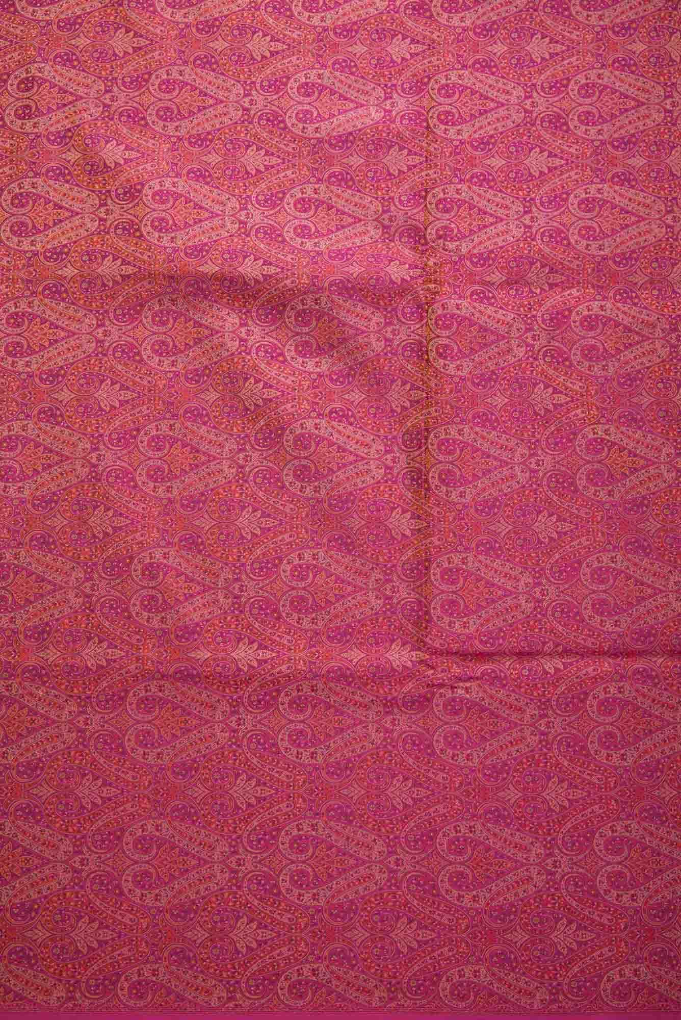 Pink Banarasi Silk Dress Material