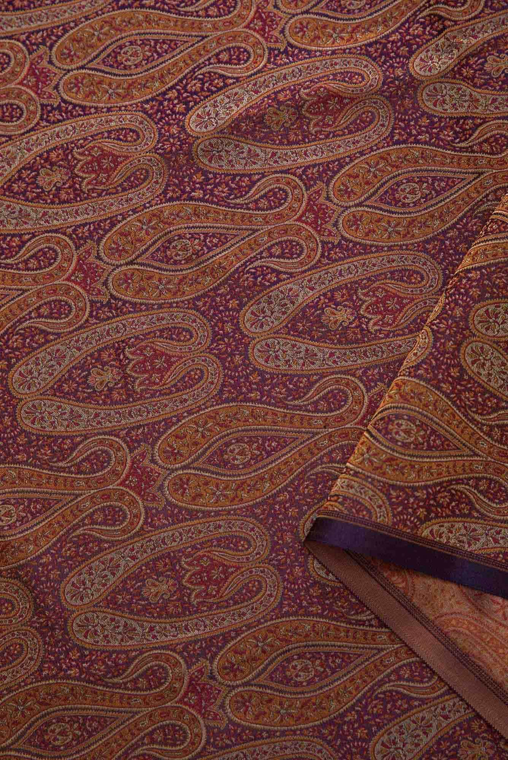 Navy Blue Banarasi Silk Dress Material