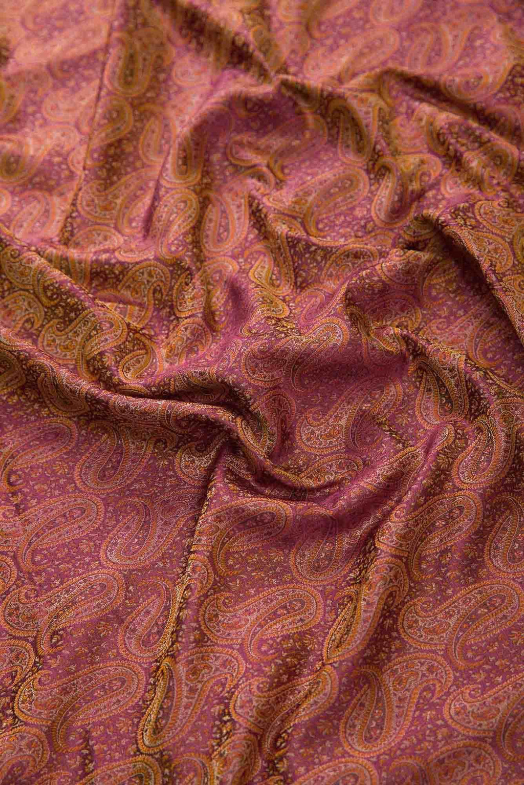 Magenta Banarasi Silk Dress Material