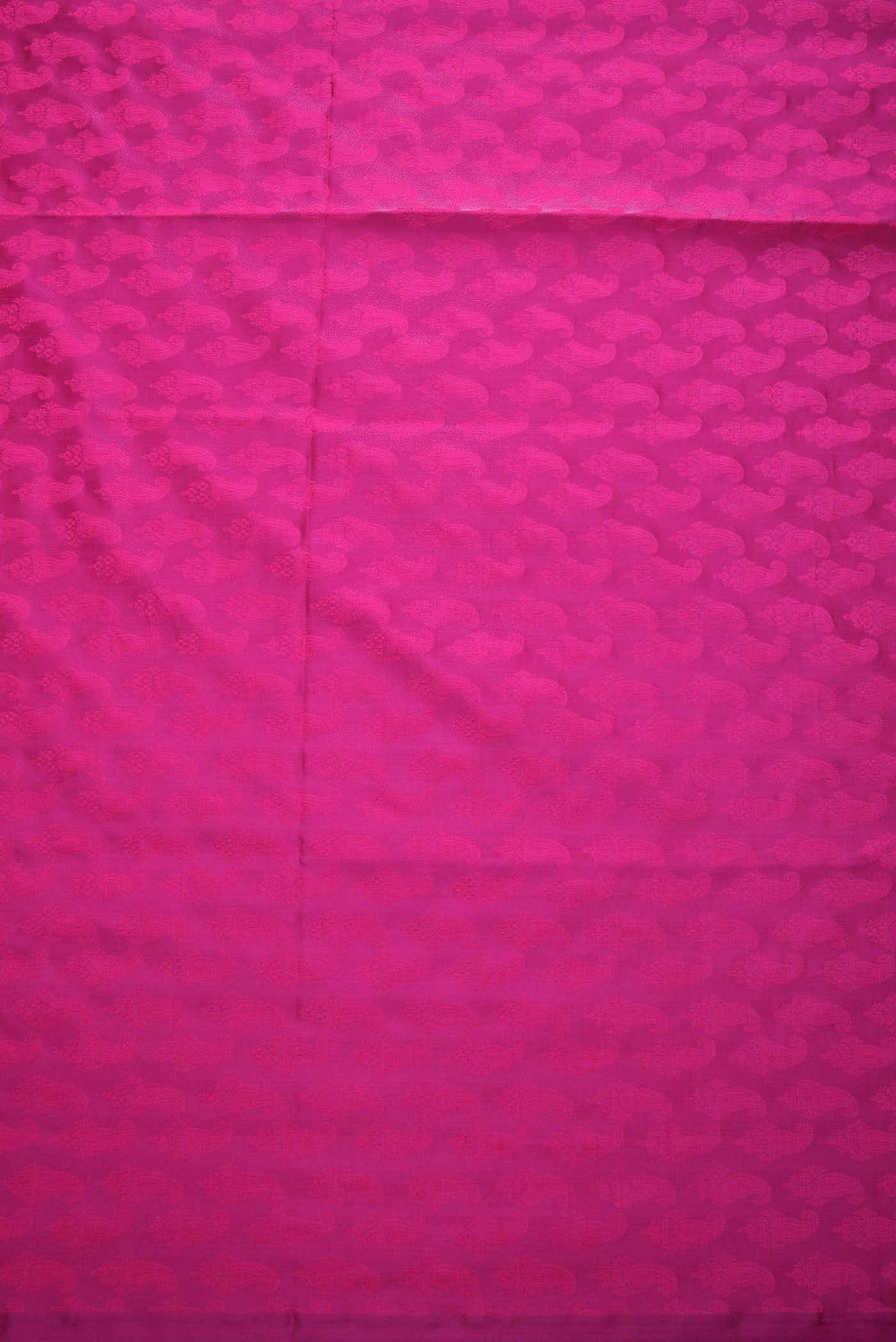 Pink Banarasi Silk Dress Material