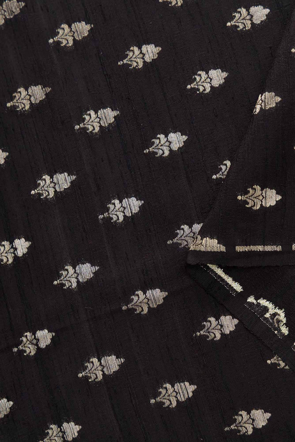 Coffee Brown Raw Silk Dress Material