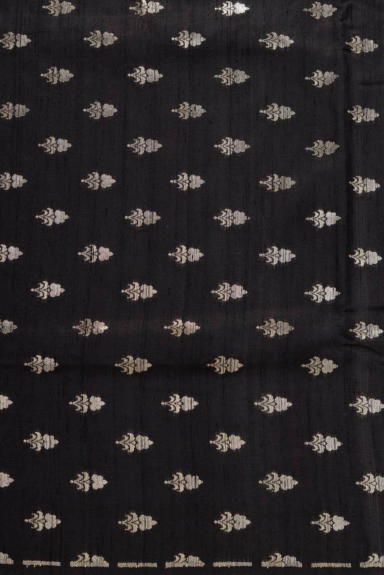 Coffee Brown Raw Silk Dress Material