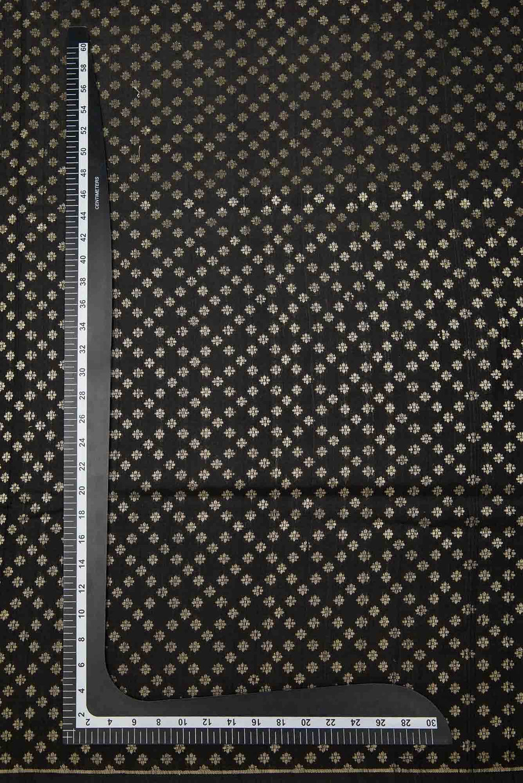 Black Raw Silk Dress Material