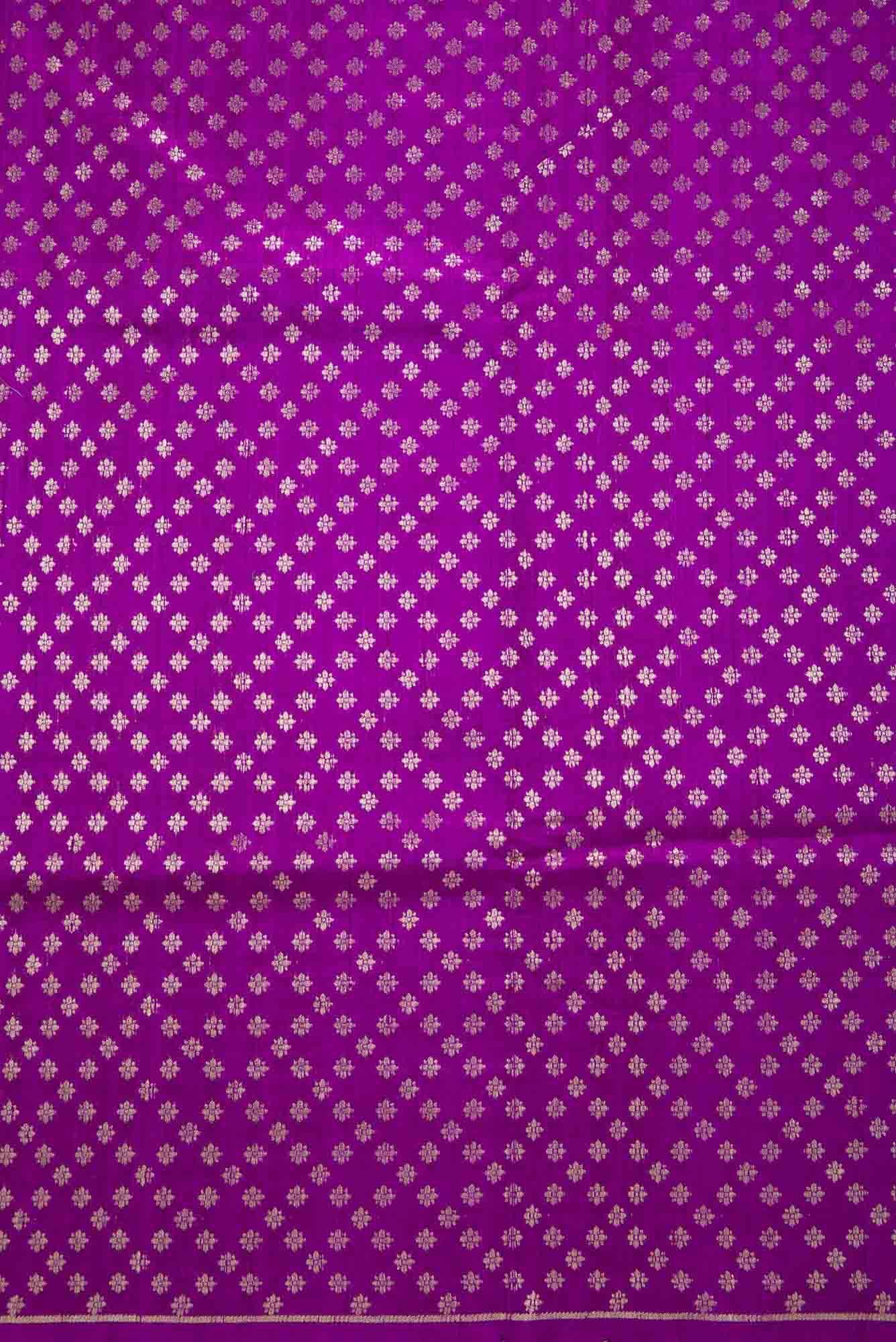 Purple Raw Silk Dress Material