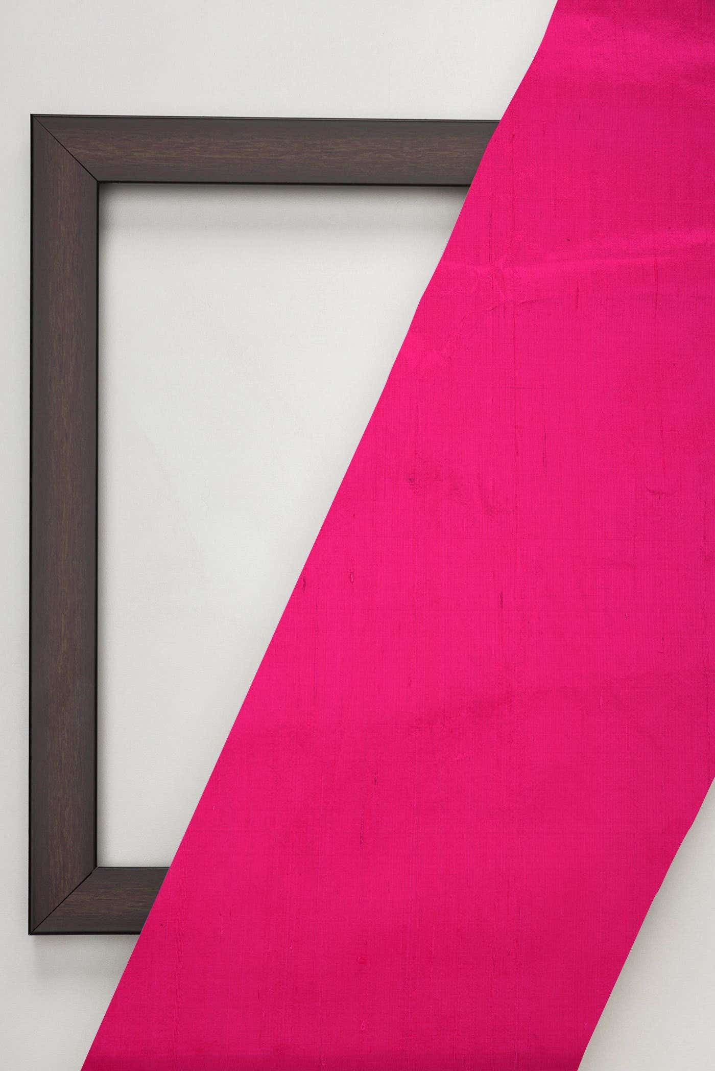 Dark Pink Raw Silk Dress Material