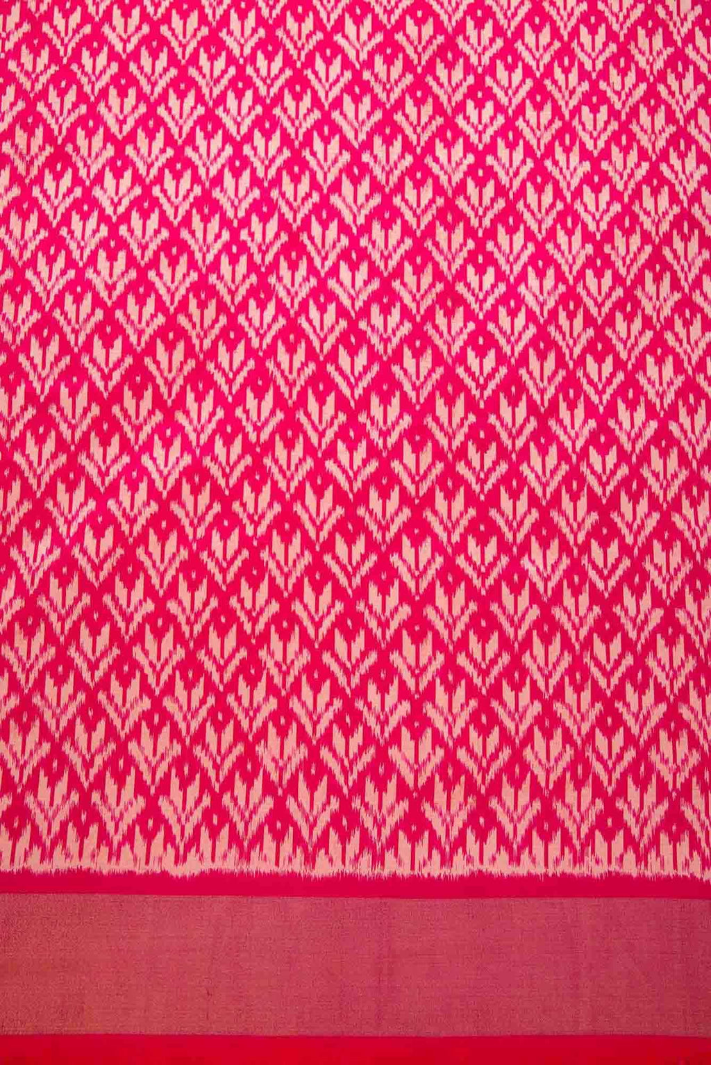 Pink Double Ikat Dress Material