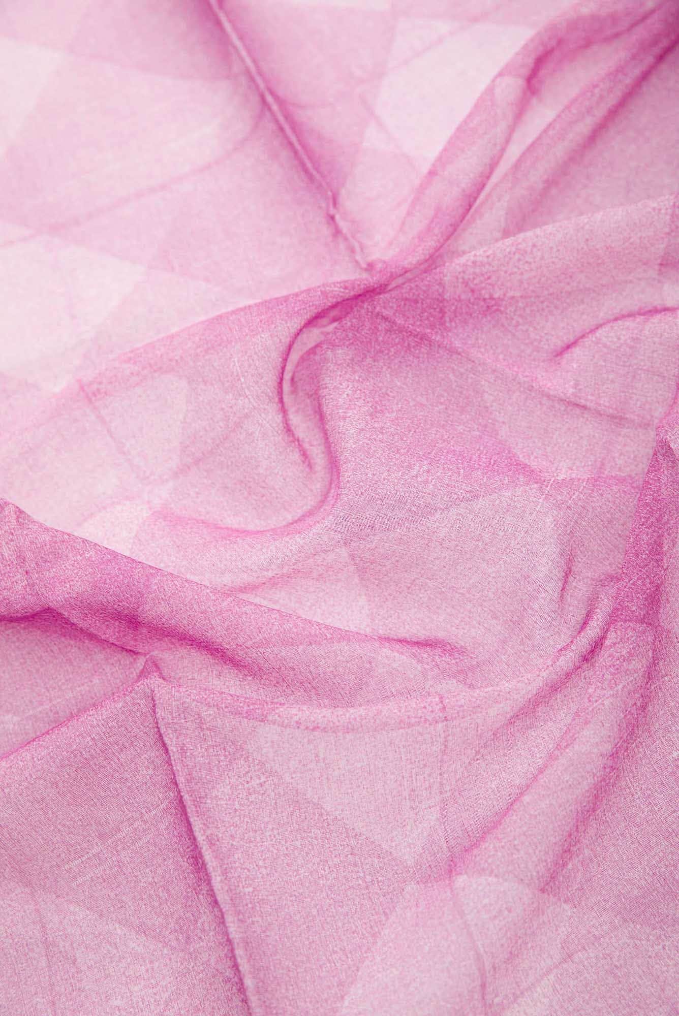 Lavender Chanderi Silk Dress Material