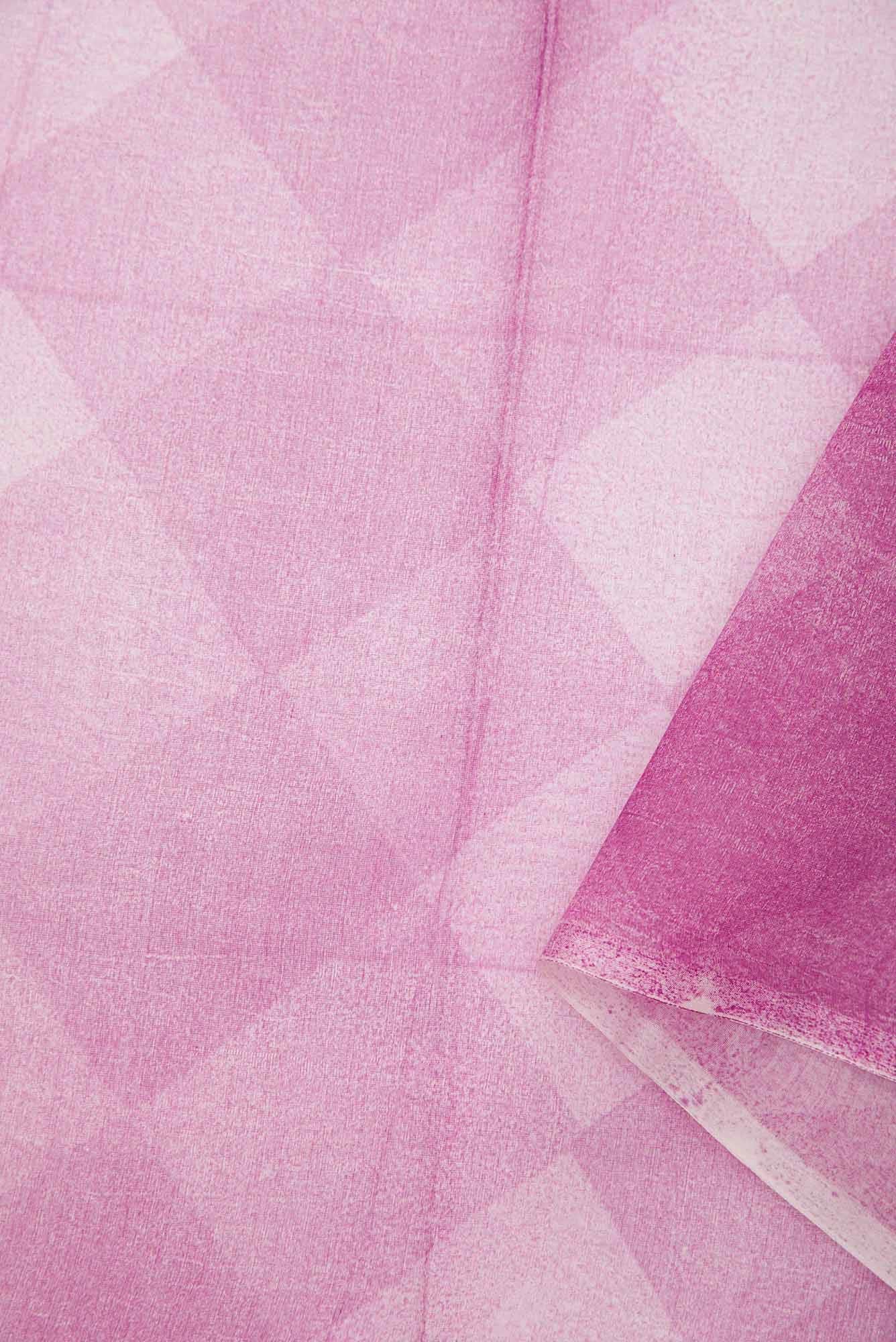 Lavender Chanderi Silk Dress Material