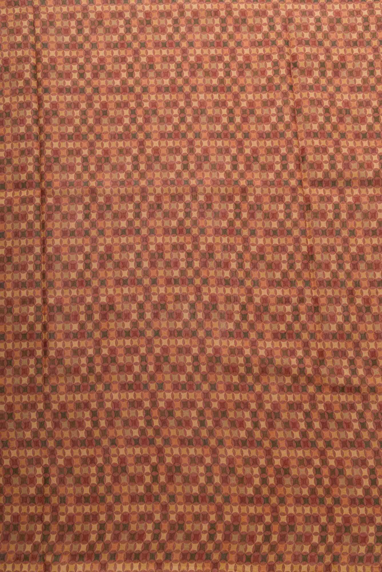Mustard Chanderi Silk Dress Material