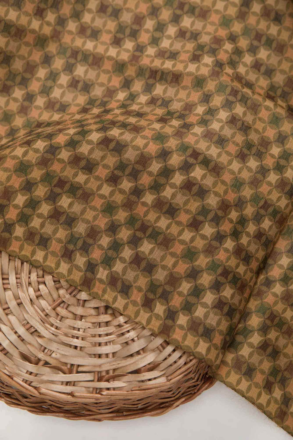 Mustard Tussar Silk Dress Material