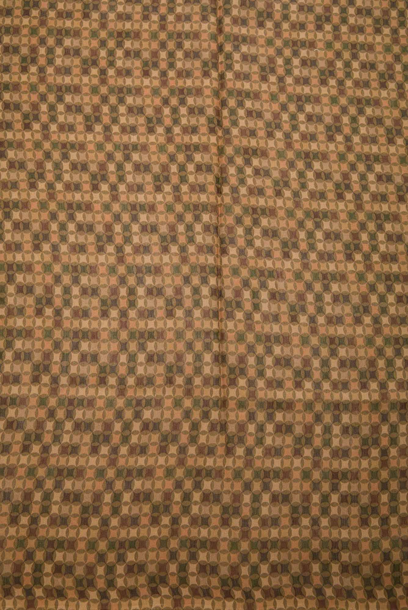 Mustard Tussar Silk Dress Material